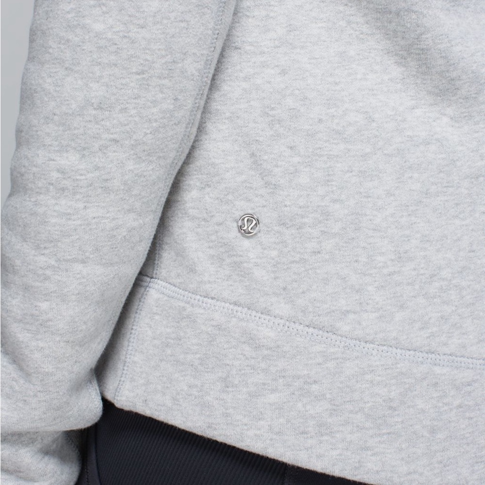 Lululemon En Route Jacket Heathered Light Grey Size 4 - Picture 8 of 16